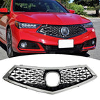 Front Bumper Chrome Grille Grill Assembly for 2018-2020 for Acura TLX