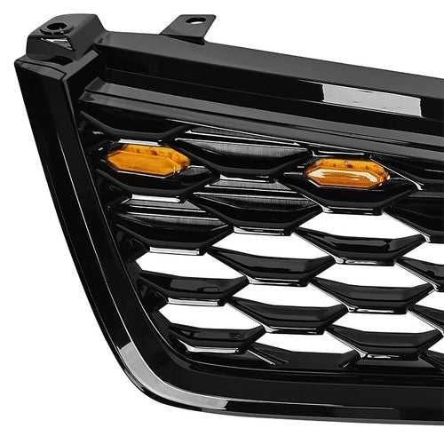 Front Bumper Black Honeycomb Grille w/ Light for 2019-2021 for Subaru Forester