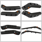 4pcs Fender Flares With Screws Front Rear For Club Car DS Golf Cart 1994-Up