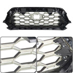 Plastic Silver Bezel Fit For Toyota Tacoma 2016-2021 Front Upper Grille Assembly