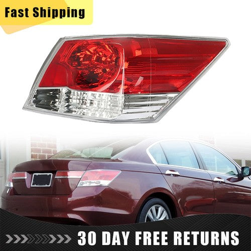 Tail Light for Honda Accord 2008-2011 2012 Passenger Right Side Lamp Halogen