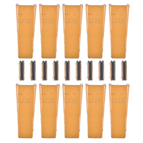 23 230 Series 230S Bucket Teeth with 23TF/23FP Flex Pins for Excavator 10 Piece