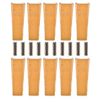 23 230 Series 230S Bucket Teeth with 23TF/23FP Flex Pins for Excavator 10 Piece