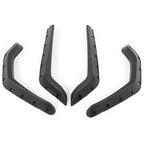 Set of 4 PCS Fender Flares for Polaris RZR 800 2008-2010 Snap On Black Plastic