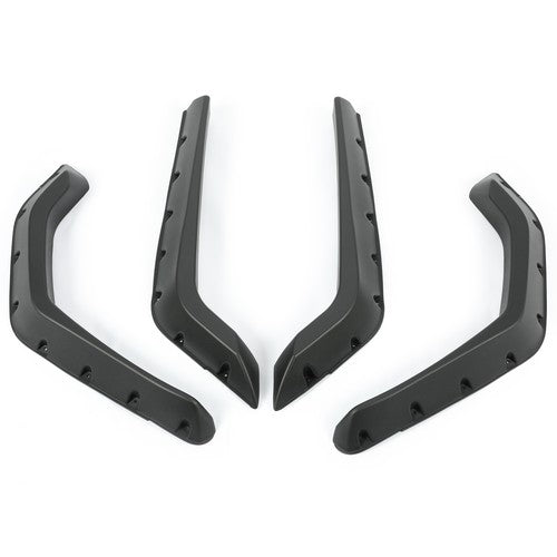 Set of 4 PCS Fender Flares for Polaris RZR 800 2008-2010 Snap On Black Plastic