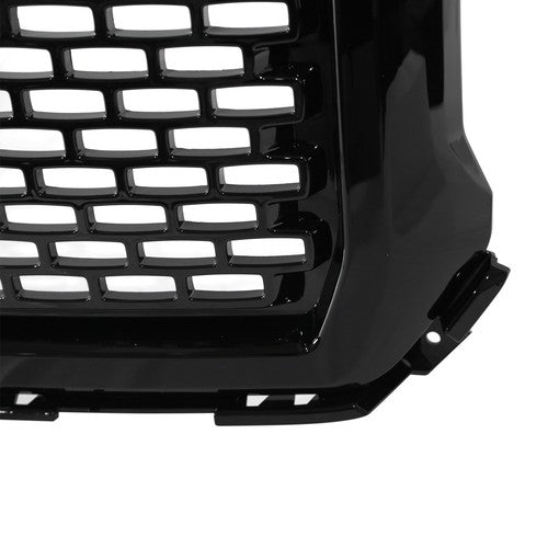 Front Bumper Grille Denali Style Gloss Black for 2014 2015 for GMC Sierra 1500