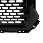 Front Bumper Grille Denali Style Gloss Black for 2014 2015 for GMC Sierra 1500