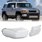LH RH Front Corner Bumper End Caps Kits Silver for Toyota FJ Cruiser 2007-2014