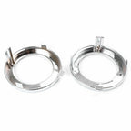 For 2009-2013 Subaru Forester Pair Front Chrome Fog Light Trim Fog Lamp Cover