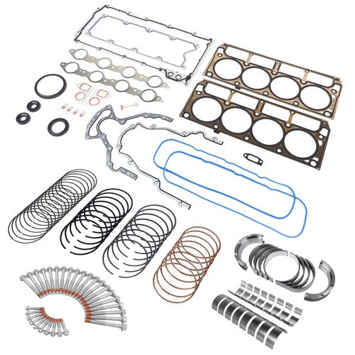 Engine Rebuild Re-Ring Kit Gasket Bolt for 99-17 GM Chevy GMC Gen III 4.8L 5.3L