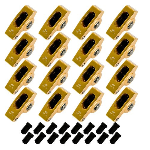 1.7 Ratio 7/16" Stud Gold Roller Rocker Arms Kit For Chevy BBC 396 402 427 454