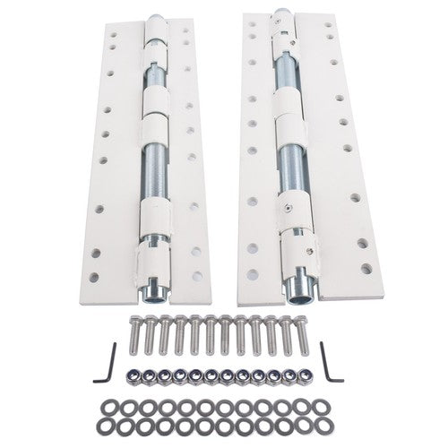 2x 55721 Swing Away Bracket White Alloy Steel Powder-Coated for Electric Jacks