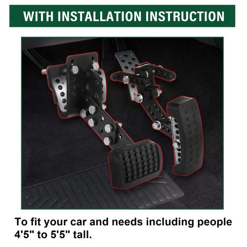 Universal Gas and Brake Pedal Extenders for Cars,Go Kart,Ride on Toys Adjustable