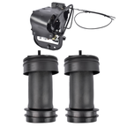3PCS Rear Air Suspension Air Springs Compressor For 13-19 Cadillac XTS 3.6L V6