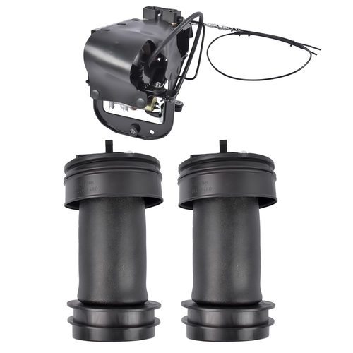 3PCS Rear Air Suspension Air Springs Compressor For 13-19 Cadillac XTS 3.6L V6