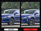 For 2016-2018 Hyundai Elantra LED DRL Turn Signal Night Driving Fog Lights Pair