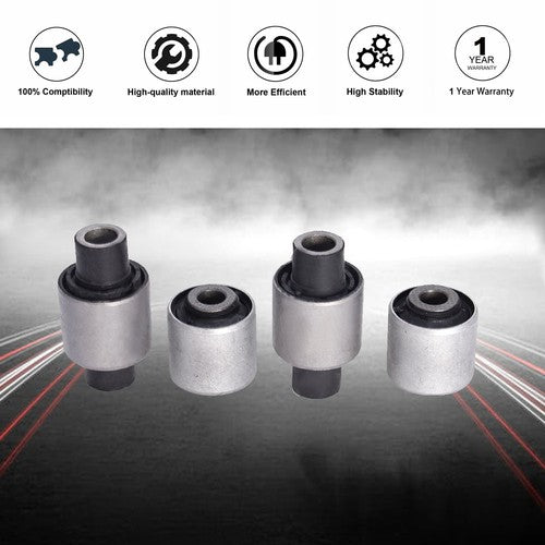 4Pcs Front Lower Control Arm Bushing Kit Fit For 03-09 Infiniti G35 Nissan 350Z