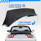 Matte Black Duckbill Style Rear Trunk Lip Wing Spoiler for 90 97 Mazda Miata