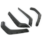 Set of 4 PCS Fender Flares for Polaris RZR 800 2008-2010 Snap On Black Plastic