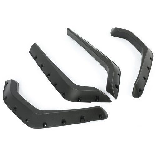 Set of 4 PCS Fender Flares for Polaris RZR 800 2008-2010 Snap On Black Plastic