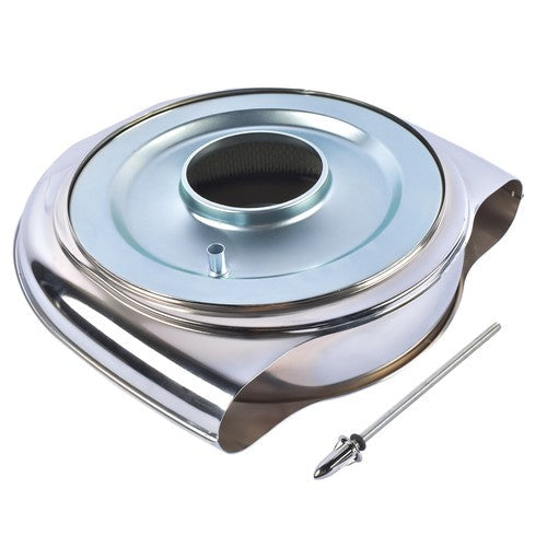Round Air Cleaner Kit Fits for Cadillac Oldsmobile 1951-1956 Chrome Plated Steel