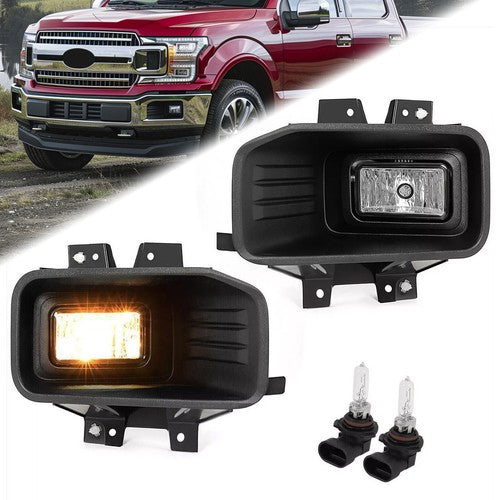 Halogen Fog Lights for Ford F150 F 150 Pickup 18 19 20 Driving Lamps Right Left