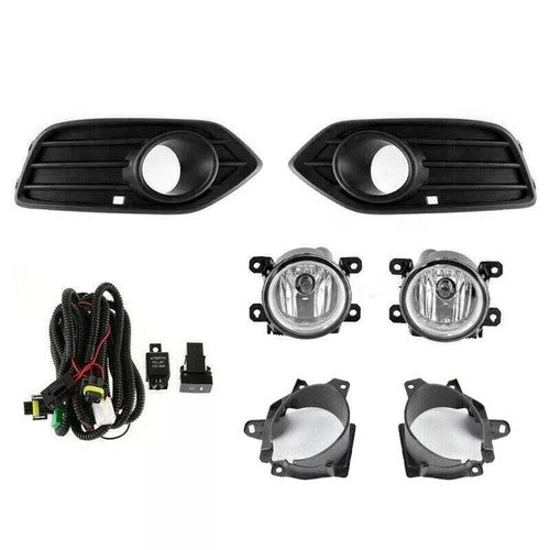 Fog Light Driving Lamp w/ Bezel LH RH for Honda HRV HR-V 2019 2020 2021 2022