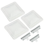 3Pcs Fit for 14 x 14 Roof Vent Cover Camper RV Trailer Ventline White