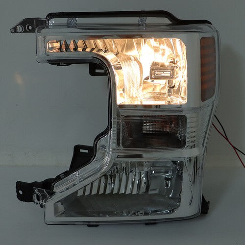 Front Headlight For Ford F250 F350 F450 2020-2022 Halogen Left Single Clear Lens