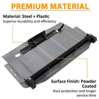 Rear Engine Skid Plate Aluminum Powder Coated for Toyota Fj Cruiser 2007-2013