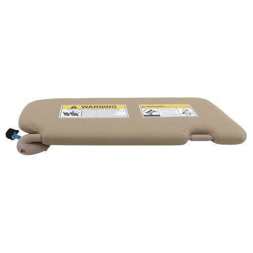 Beige Plastic Driver Side Sunvisor With Lights And Mirror For 17-22 Honda CR-V
