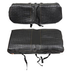 Golf Cart Diamond Seat Cover Kit For Club Car Precedent Seat Cushion Black