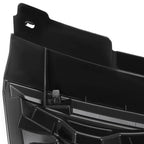 For Ford Explorer 2018-2019 Black Front Bumper Upper Grille Black ABS Painted