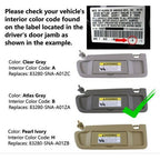 Right Front Passenger Sun Visor Dark Gray For 06 07 08 09 2010 2011 Honda Civic