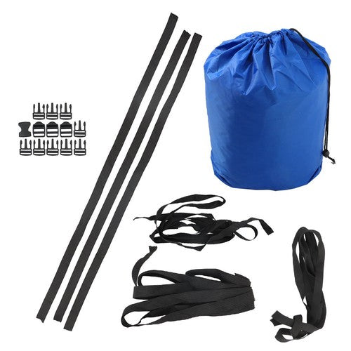 21-24Ft Waterproof Pontoon Boat Cover Trailerable Heavy Duty Fabric Blue New