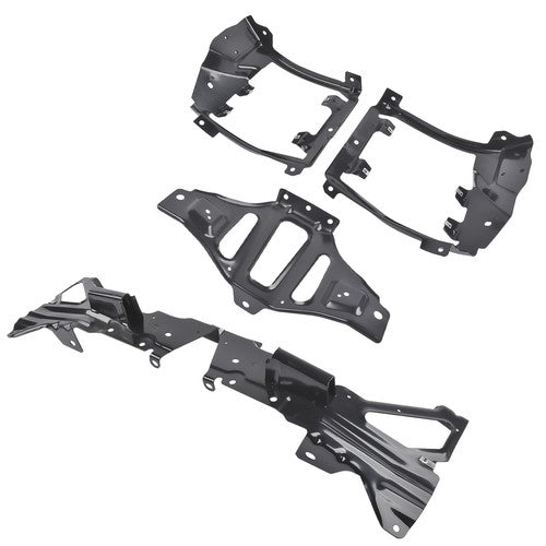 Front Bumper Support & Mount Bracket Set for Chevy Silverado 1500 Pickup 2016-18