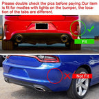 For 2015 2023 Dodge Charger SRT Factory Style Rear Diffuser Bumper Valance Lip PP