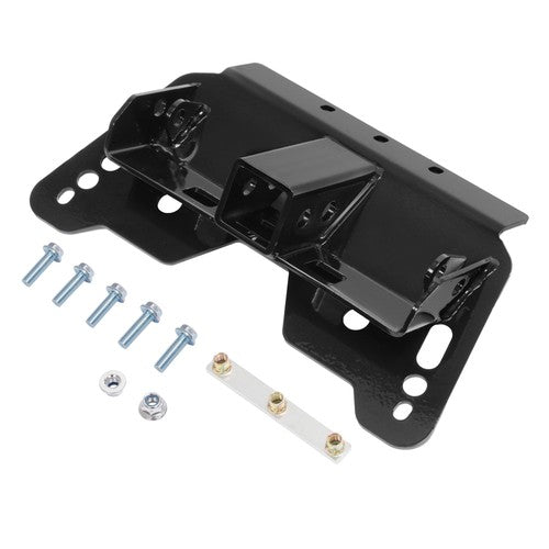 Front 2 Inch Receiver Hitch Plow Mount for Polaris Ranger 500 570 800 Midsize 09-24