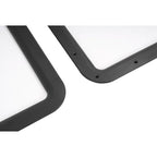 Black RV Entry Door Window For Camper Cargo Truck Trailer