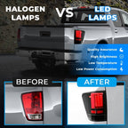 LED Tube Tail Lights Brake Lamps for Titan 2004-2015 Left Right 04-15