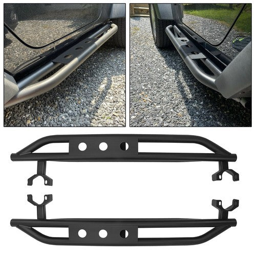 Nerf Bars Side Steps Armor Running Boards for 07-18 Jeep Wrangler JK 2 Door