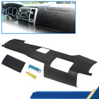 Overlay Dash Cover Dashboard Black for Toyota 4Runner 2003-2009 With Speaker Holes