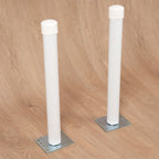 2pcs 22 Inch Steel Boat Trailer Post Guide for Pontoon Ski Fishing Boat or Sailboat