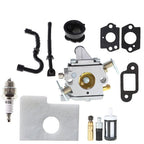 For Stihl MS180C Carburetor Air Filter Tune Up Kit Chainsaw MS170 MS180 017 018