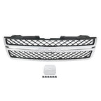 Front Bumper Grille Black Chrome For Chevy Silverado 2500HD 3500 HD 2011-14