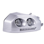 Chrome LED Bumper Fog Light DRL W/Wiring+Bulbs 2pc for Toyota Fj Cruiser 2007-14