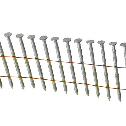 3600Pcs 15 Degree 2-1/2��� x .092��� Siding Nails Collated Wire Coil Full Round Head