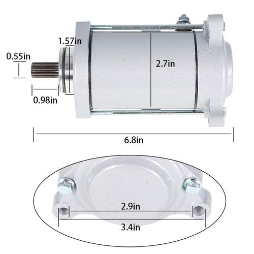 For Suzuki VL1500 VL1500B Intruder 1500 1998-2004 Starter And Relay Solenoid