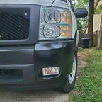 LH RH Bumper End Extension with Fog Lamp Hole for 2007-2013 Chevy Silverado 1500