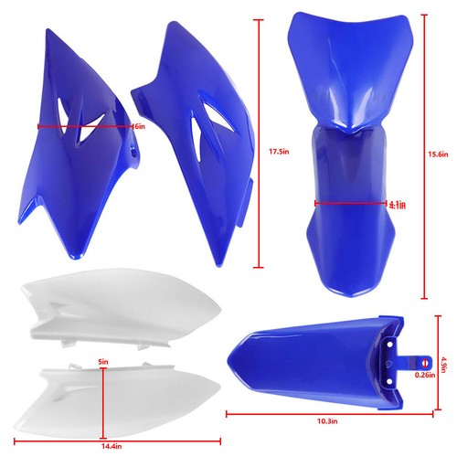 Fit For Yamaha TTR50 2006-2021 ABS Plastic Fender Kit Side Cover Fairing US